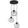 Helam | Luster na lanku STARLIGHT 3xE27/15W/230V čierna/zlatá | HE1348