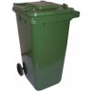 J.A.D. popolnica 240l plastová zelená nádoba na odpad