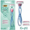 BIC Soleil 3 Click Sensitive Dámsky holiaci strojček BIC Click 3 Soleil Sensitive s vymeniteľnou hlavicou má rukoväť vyrobenú z 30 % recyklovaného plastu, čo pomáha znižovať spotrebu plastov spoločnos