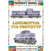 Papierový model - Dieselová lokomotíva 714 Prototyp