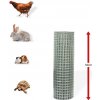 DEMA Voliérové štvorhranné pletivo pozinkované 13 mm, 0,5x10 m, drôt 1 mm