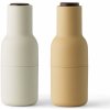 Audo Copenhagen Mlynček na soľ a korenie Bottle Barley Walnut – set 2 ks
