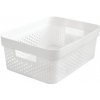 CURVER Úložný box INFINITY 11 l recyklovaný plast bílý