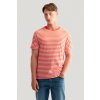 TRIČKO GANT STRIPED SS T-SHIRT GRAPEFRUIT ORANGE