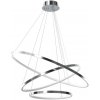 Milagro | LED Luster na lanku HOOP LED/93W/230V pr. 80 cm 4000K lesklý chróm | MI2656