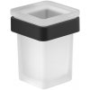 Gedy SAMOA pohár čierna matná/mliečne sklo A81014
