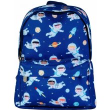 A Little Lovely Company Mini ruksak s potlačou astronautov modrý