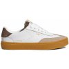Pánske voľnočasové topánky Cariuma TOCA Gum White Premium Leather Plaza Taupe Suede Dark Khaki Sneak