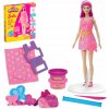 Play-Doh Plastelína Bábika Barbie Fashionista Srdcia a kvety Hasbro G1357