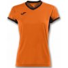 Joma Dámsky dres T-SHIRT CHAMPIONSHIP IV ORANGE-BLACK S/S WOMAN Veľkosť: L
