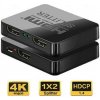 PremiumCord HDMI splitter 1-2 porty, s napájením z USB, 4K, FULL HD, 3D khsplit2c