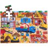 Bigjigs Toys Podlahové puzzle Stavenisko 48 dielikov Bigjigs Toys