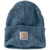 Carhartt Pletená čiapka s rebrovaným vzorom night blue alpine