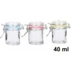 HOME Dóza sklenená s mechanickým uzáverom 40 ml