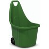 Zelený vozík na záhradný odpad, 60 lit., 50x60x84 cm 2120098