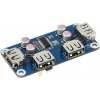 Waveshare USB HUB HAT (B) for Raspberry Pi Series, 4x USB 2.0 Ports
