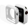 ENKAY Kryt + sklo pre Apple Watch 44mm - Biela