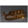 Dekorácia Sánky LED 30x13x8cm s časovačom