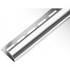 SP12 ukončovacia lišta C ACARA, nerez lesk V2A, 12,5 mm, 3 m