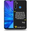 Picasee silikónový čierny obal pre Realme 5 - Kazma - MĚLI BYSTE SE DO TOHO PUSTIT