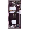 LCD displej + Dotyk + Predný kryt Samsung S908B Galaxy S22 Ultra Burgundy (Service Pack)