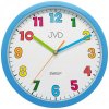 Detské nástenné hodiny JVD HA46.1 modré