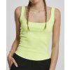 Urban Classics Ladies Wide Neck Top - electriclime S