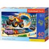 CASTORLAND Puzzle Skákajúce Monster Truck MAXI 40 dielikov