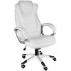 tectake 404388 kancelárske kreslo zulu - biela