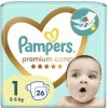 Plienky Pampers Premium Care 1, 2-5 kg, 26 ks