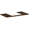 Hansgrohe Xelu Q doska 98 x 55 x 1,6 cm tmavý orech 54095630