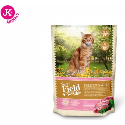 Sams Field Cat Delicious Wild superprémiové granule s divočinou 400 g