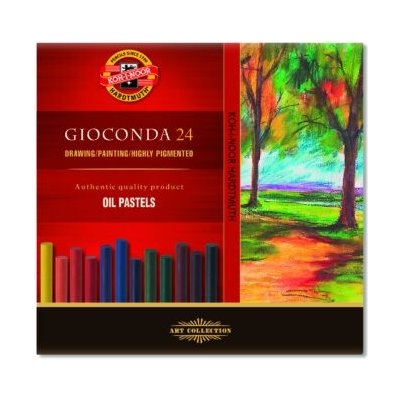 GIOCONDA Sada 24 umeleckých olejových pastelov