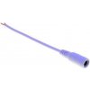 MComp Konektor typu 2,1/5,5mm typu samica/female pre pripojenie LED pásika, MCZ51