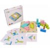 Adam Toys Drevená skladacia hra tetris