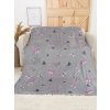 MKLozkoviny.sk Deka mikroplyš Exclusive 150 × 200 cm – Motýliky sivé