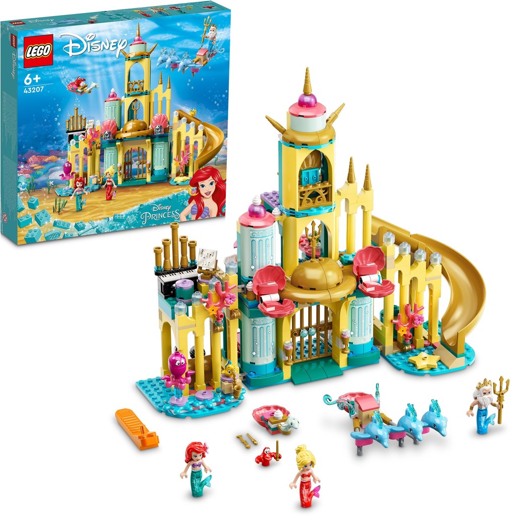 LEGO® Disney 43207 Arielin podmorský palác od 75,25 € - Heureka.sk