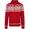 Pánsky sveter Brandit Cardigan Norweger - červený XL