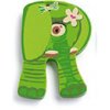 DJECO R: drevené písmeno zvieratko