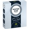 Kondómy Mister Size 3 ks 49 mm, kondómy s nominálnou šírkou 47–69 mm