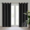 Záves NERISA na krúžkoch 140x250cm čierny