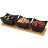 ORION Black Servírovací set misky s táckom 129202
