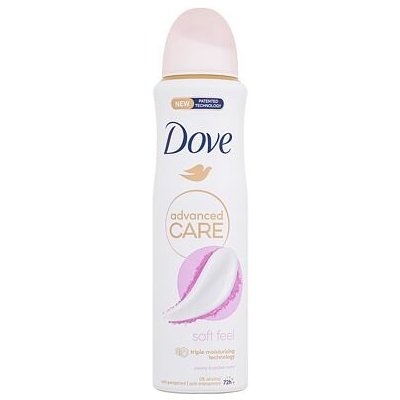 Dove Advanced Care Soft Feel 72h antiperspirant s vůní magnólie a ambry 150 ml pro ženy