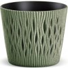 PROSPERPLAST Kvetináč SANDY ROUND ECO WOOD Veľkosť: 22,5 cm