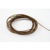 Klobúková guľatá guma - hnedá - priemer 0,12 cm
