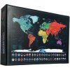 Puzzle maľované Mapa sveta 1500