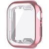 AppleKing púzdro z mäkkého plastu s ochranou displeja pre Apple Watch 45mm - ružové - možnosť vrátiť tovar ZADARMO do 30tich dní