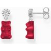 Thomas Sabo x HARIBO náušnice Red goldbear H2330-052-10