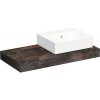 Kompaktná doska pod umývadlo s umývadlom Intedoor TRENTA Compact imitácia bridlice x 90 cm až 160 cm x 50 cm S výrezom