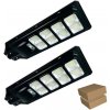 MasterLED 2 x 400W LED solárna pouličná a záhradná lampa, diaľkové ovládanie, 6000K, IP65, VIP2356_2